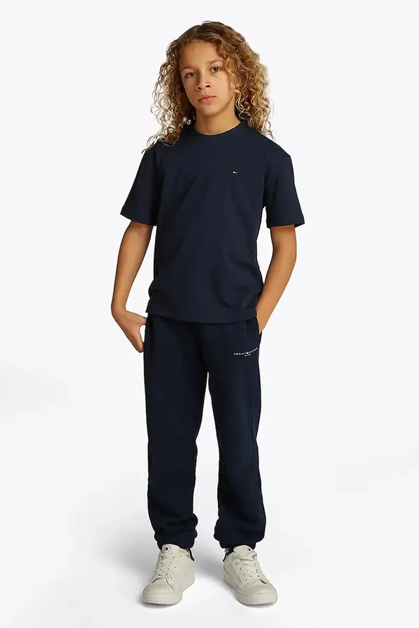 Tommy Hilfiger Otroška bombažna kratka majica Tommy Hilfiger