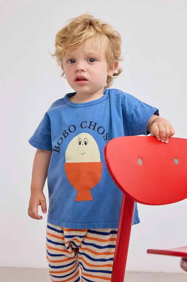 Bobo Choses Otroška bombažna majica Bobo Choses Morning Egg 125AB011