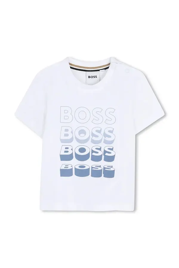 BOSS Otroška bombažna majica BOSS