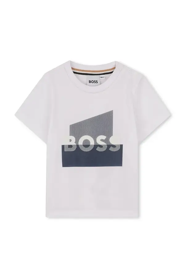 BOSS Otroška bombažna majica BOSS