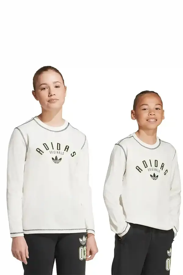 adidas Originals Otroška bombažna majica z dolgimi rokavi adidas Originals