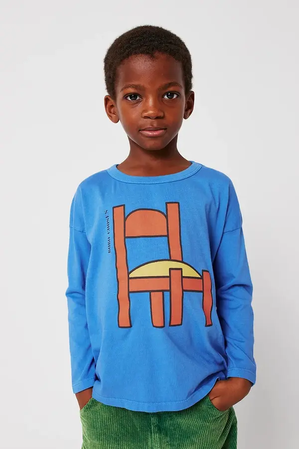 Bobo Choses Otroška bombažna majica z dolgimi rokavi Bobo Choses Chair