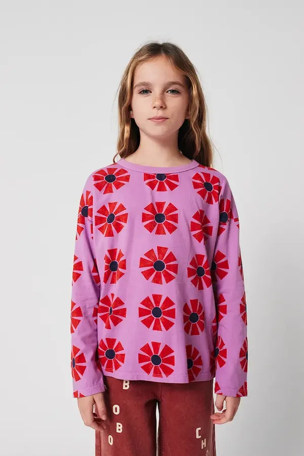 Bobo Choses Otroška bombažna majica z dolgimi rokavi Bobo Choses Kaleidoscope