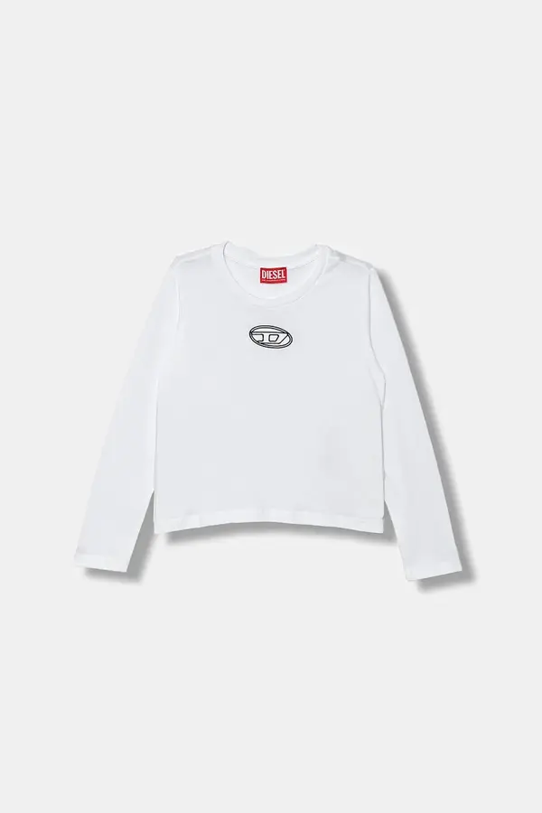 Diesel Otroška bombažna majica z dolgimi rokavi Diesel TIVALSYLS T-SHIRT
