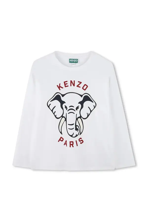 Kenzo kids Otroška bombažna majica z dolgimi rokavi Kenzo Kids