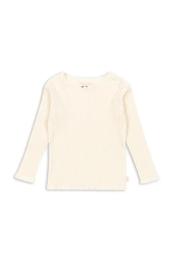 Konges Sløjd Otroška bombažna majica z dolgimi rokavi Konges Sløjd PAPIN BLOUSE GOTS