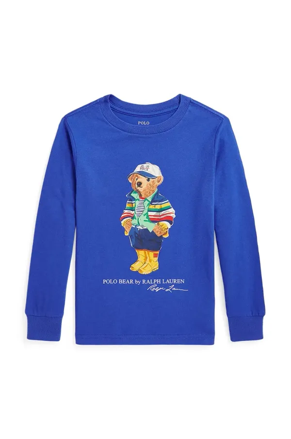 Polo Ralph Lauren Otroška bombažna majica z dolgimi rokavi Polo Ralph Lauren 322883620012