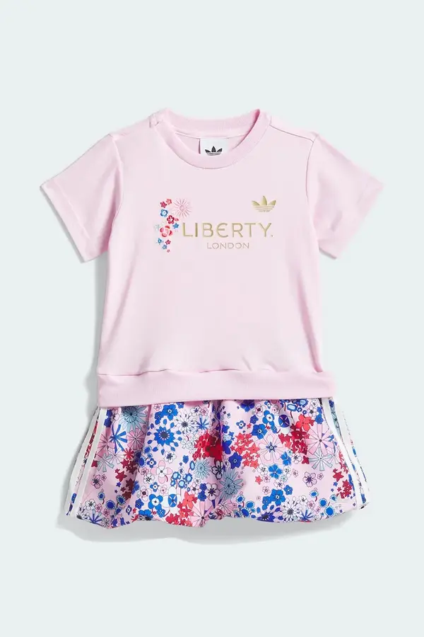 adidas Originals Otroška bombažna obleka adidas Originals LIBERTY