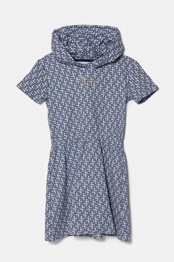 Guess Otroška bombažna obleka Guess J5RK32 KA6R4