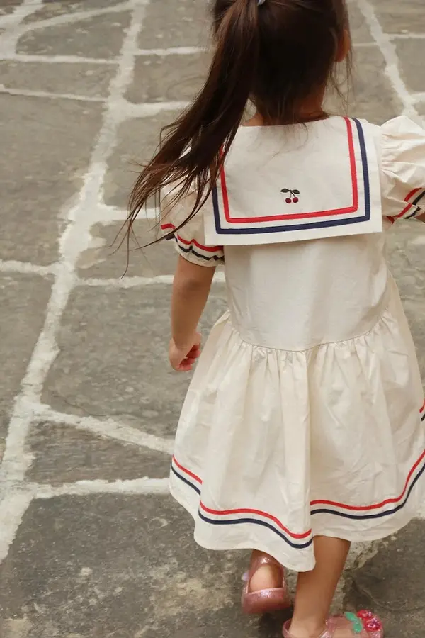 Konges Sløjd Otroška bombažna obleka Konges Sløjd ALLIE DRESS GOTS