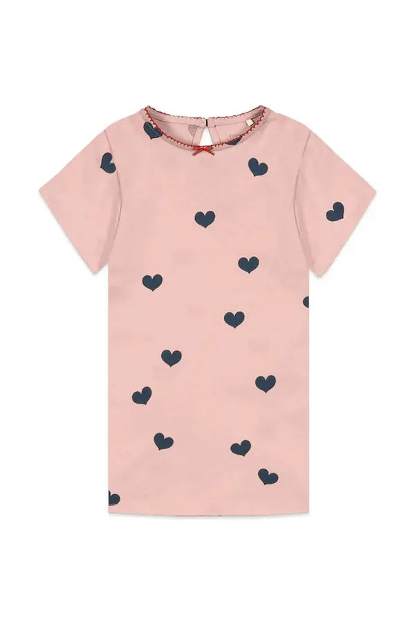 Konges Sløjd Otroška bombažna obleka Konges Sløjd DREY SS DRESS GOTS
