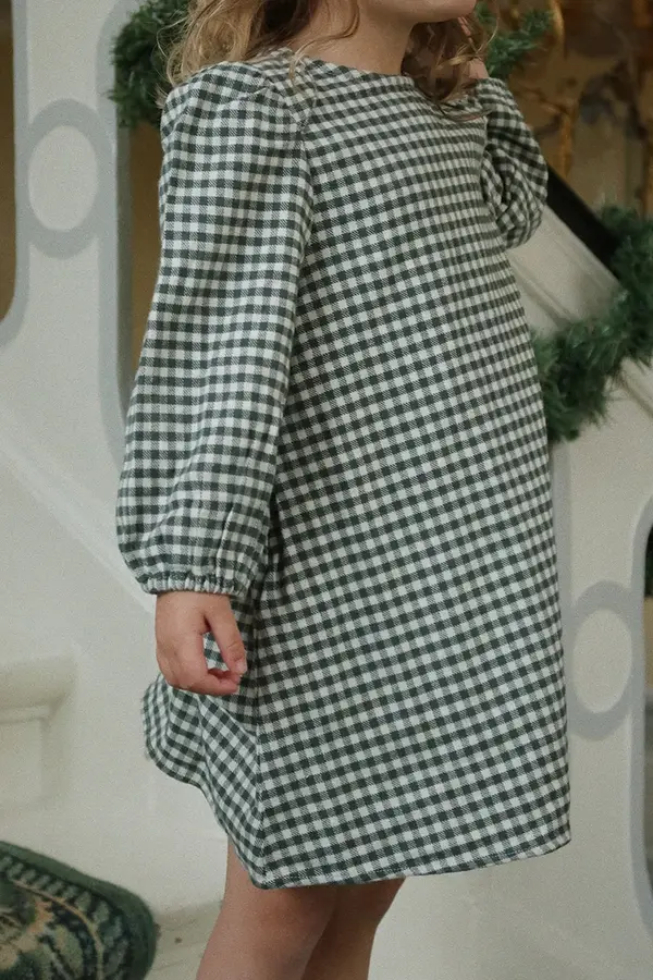 Konges Sløjd Otroška bombažna obleka Konges Sløjd FORET DRESS GOTS