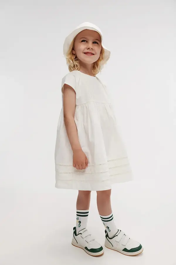 Liewood Otroška bombažna obleka Liewood Gudrun Dress