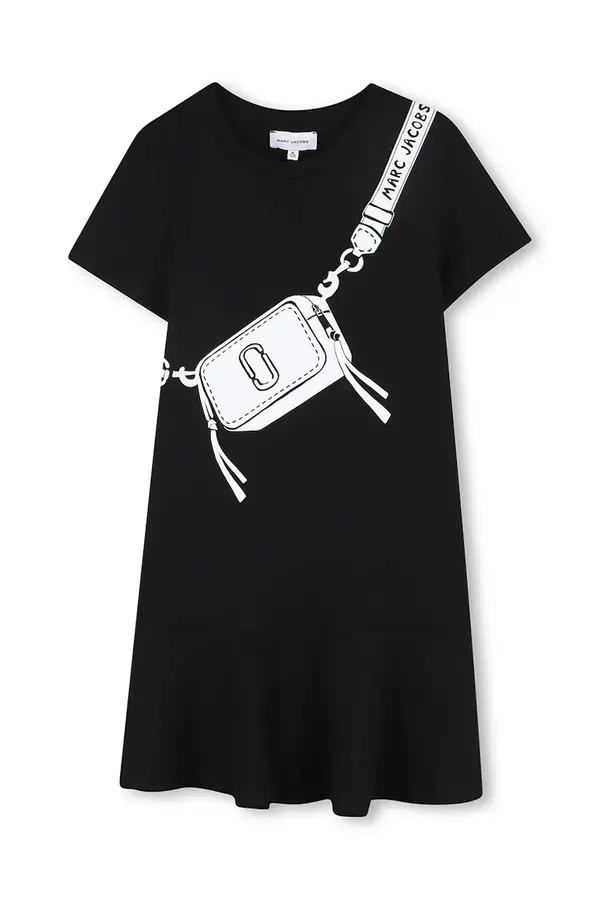 Marc Jacobs Otroška bombažna obleka Marc Jacobs