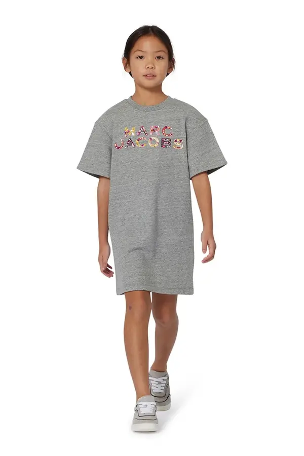 Marc Jacobs Otroška bombažna obleka Marc Jacobs
