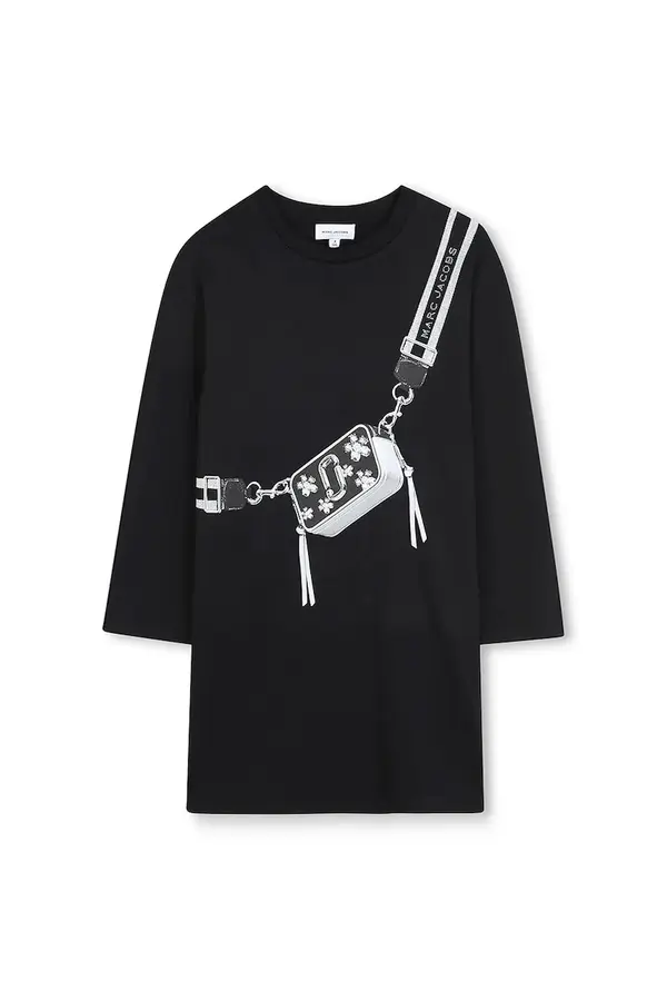 Marc Jacobs Otroška bombažna obleka Marc Jacobs