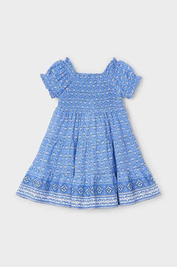 Mayoral Otroška bombažna obleka Mayoral 3932