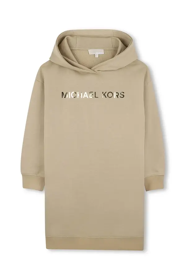 Michael Kors Otroška bombažna obleka Michael Kors