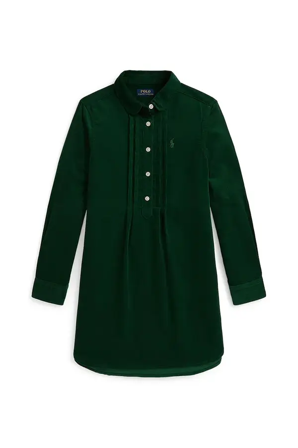 Polo Ralph Lauren Otroška bombažna obleka Polo Ralph Lauren