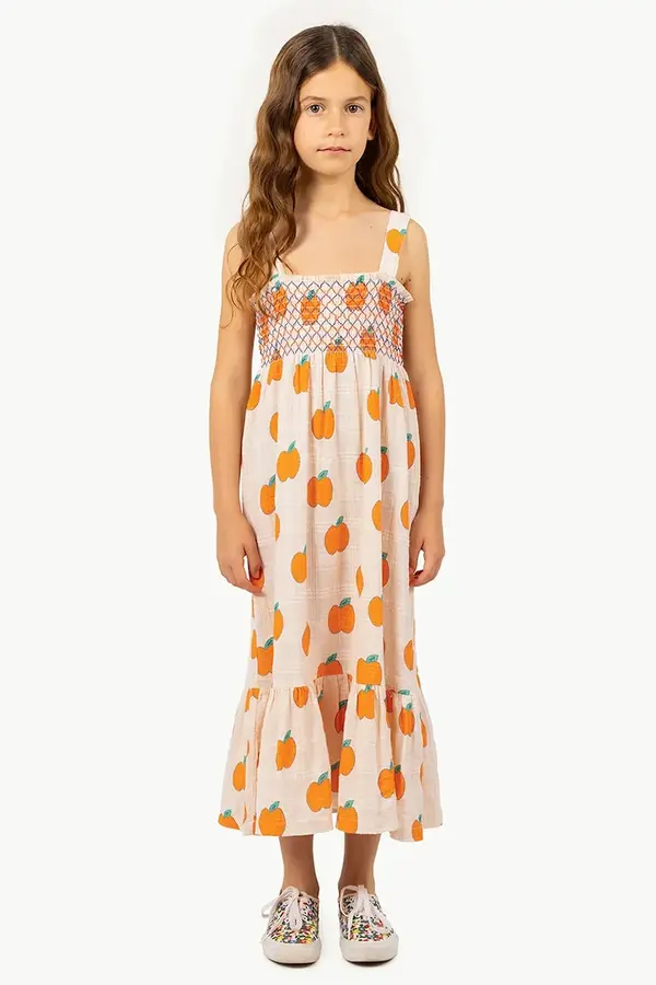 Tinycottons Otroška bombažna obleka Tinycottons APPLES DRESS