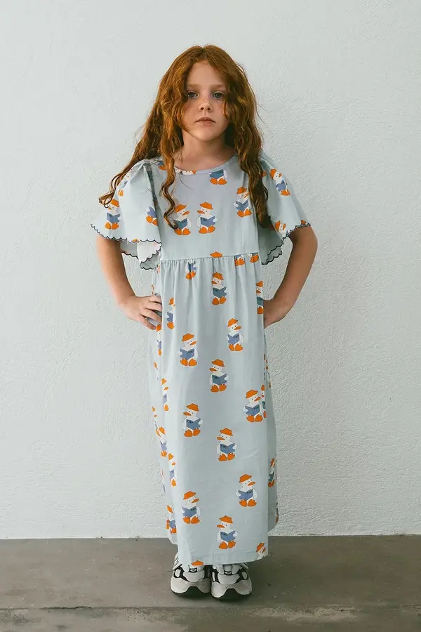 Tinycottons Otroška bombažna obleka Tinycottons READERS DRESS