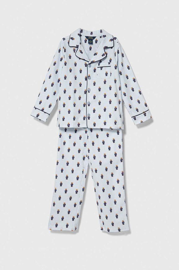 Polo Ralph Lauren Otroška bombažna pižama Polo Ralph Lauren