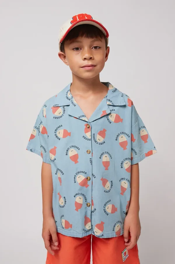 Bobo Choses Otroška bombažna srajca Bobo Choses Morning Egg 125AC026