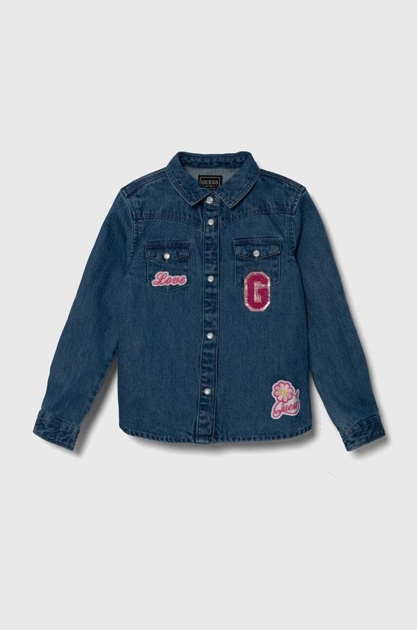 Guess Otroška bombažna srajca Guess K4YH00 D4EU0