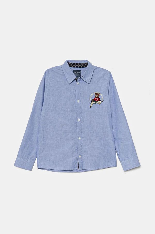 Guess Otroška bombažna srajca Guess N4BH08 W9CL0