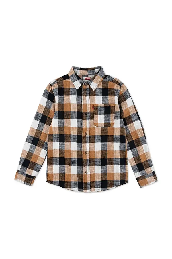 Levi's Otroška bombažna srajca Levi's BUFFALO CHECK FLANNEL SHIR