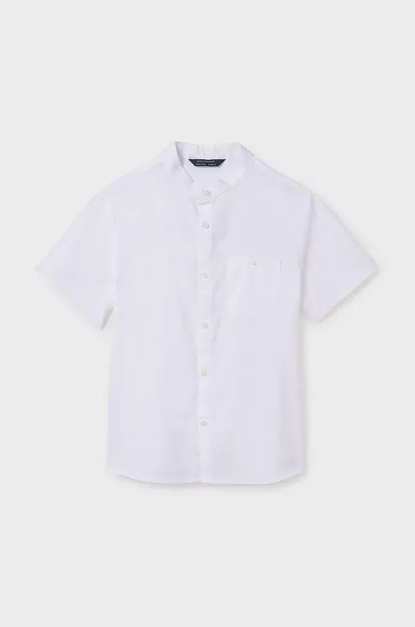 Mayoral Otroška bombažna srajca Mayoral črna barva, 6137