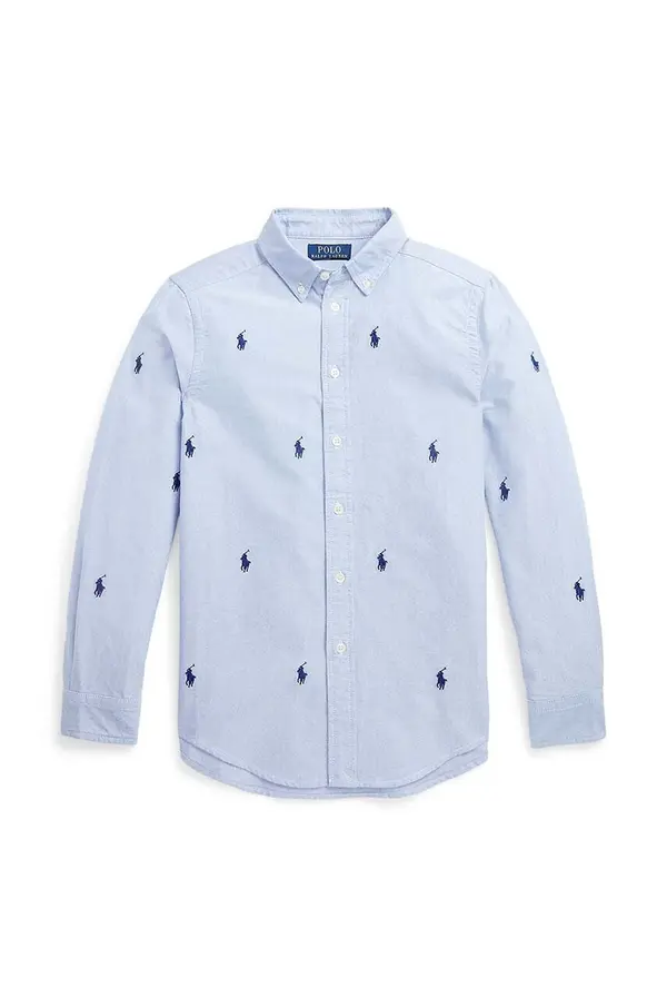 Polo Ralph Lauren Otroška bombažna srajca Polo Ralph Lauren