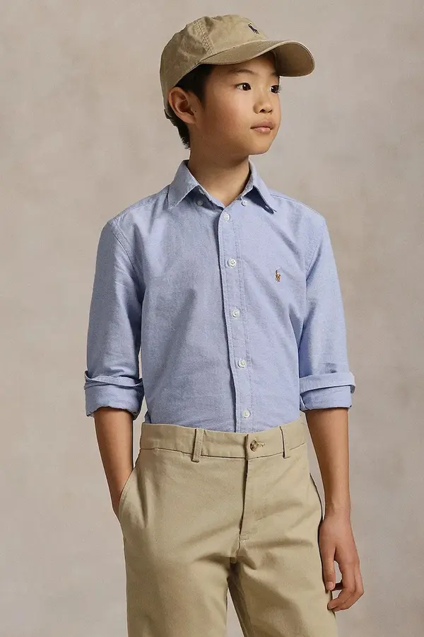 Polo Ralph Lauren Otroška bombažna srajca Polo Ralph Lauren