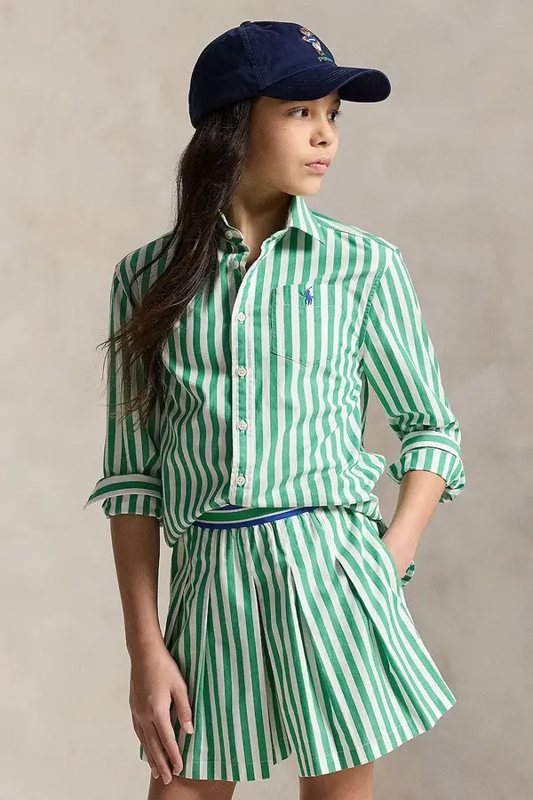 Polo Ralph Lauren Otroška bombažna srajca Polo Ralph Lauren