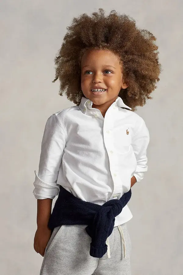 Polo Ralph Lauren Otroška bombažna srajca Polo Ralph Lauren
