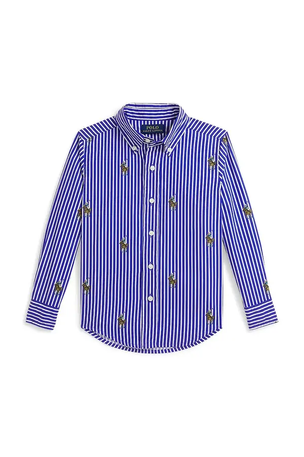 Polo Ralph Lauren Otroška bombažna srajca Polo Ralph Lauren