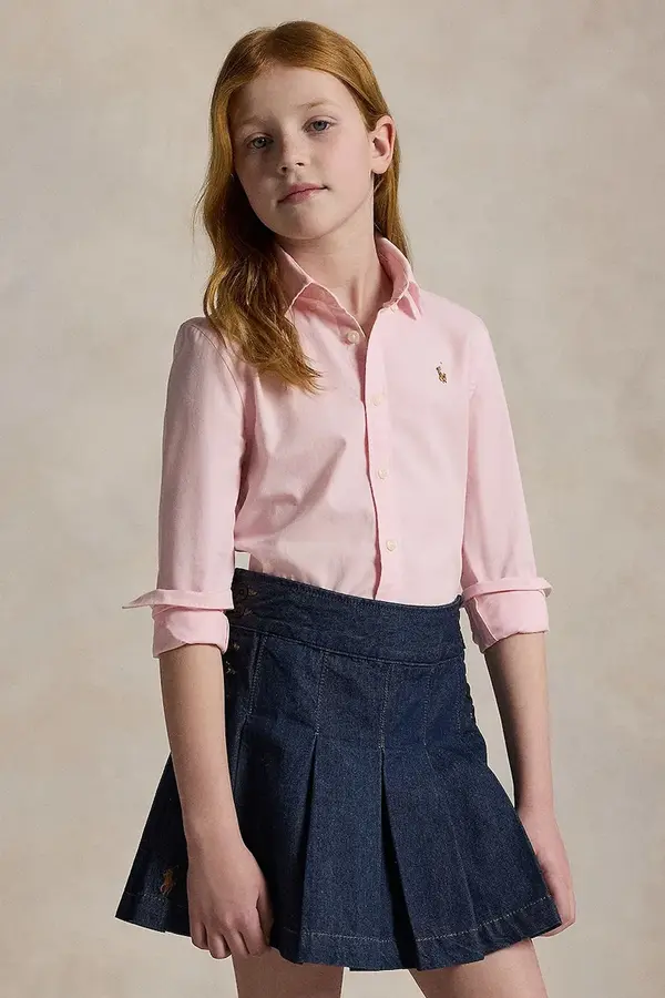 Polo Ralph Lauren Otroška bombažna srajca Polo Ralph Lauren