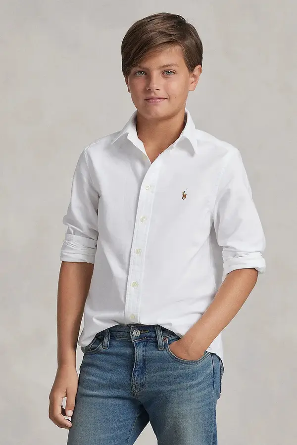 Polo Ralph Lauren Otroška bombažna srajca Polo Ralph Lauren
