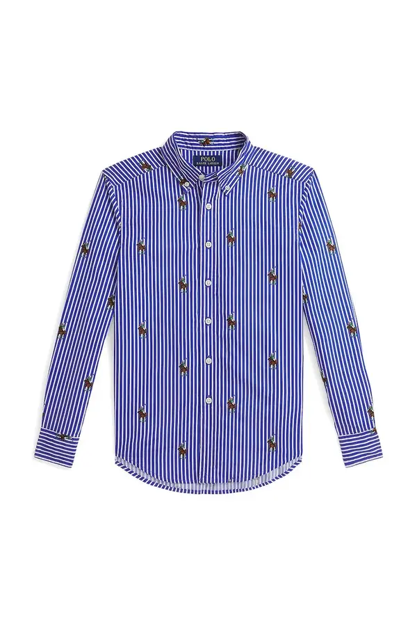 Polo Ralph Lauren Otroška bombažna srajca Polo Ralph Lauren
