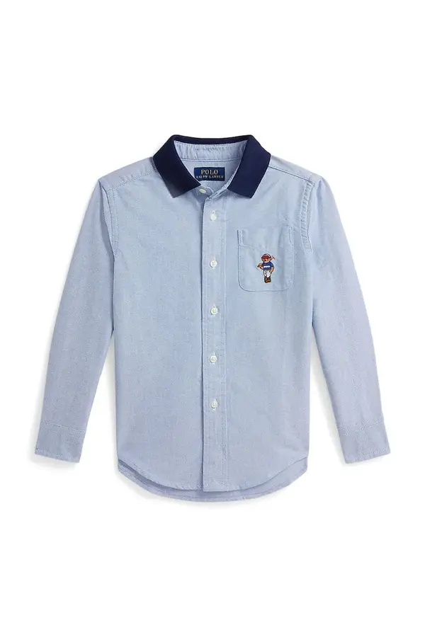 Polo Ralph Lauren Otroška bombažna srajca Polo Ralph Lauren
