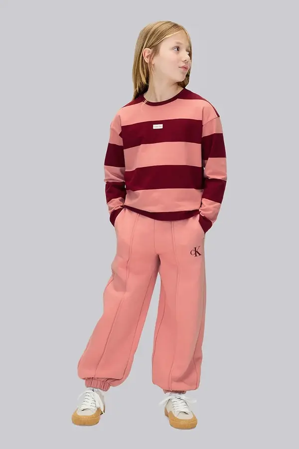 Calvin Klein Jeans Otroška bombažna trenirka Calvin Klein Jeans