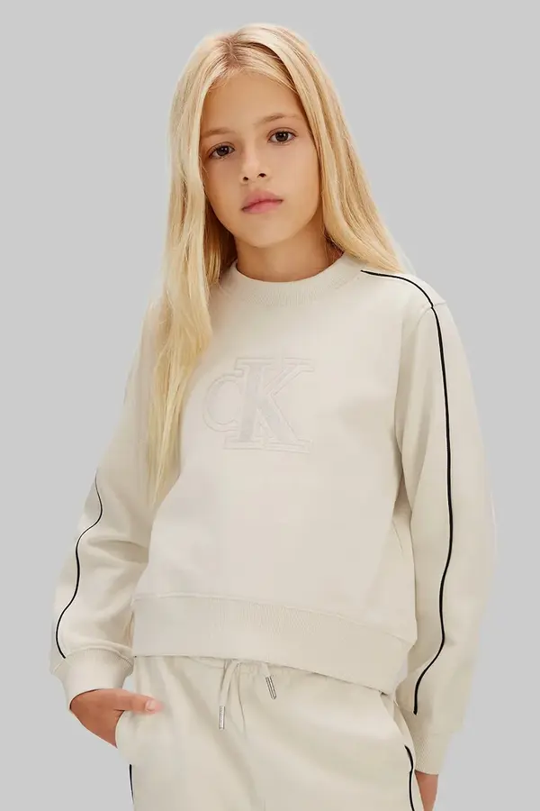 Calvin Klein Jeans Otroška bombažna trenirka Calvin Klein Jeans