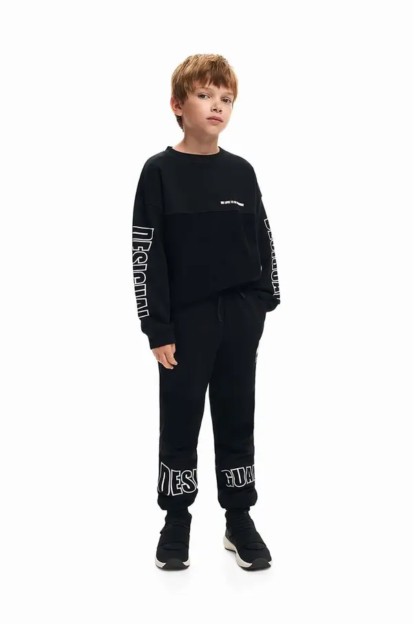 Desigual Otroška bombažna trenirka Desigual