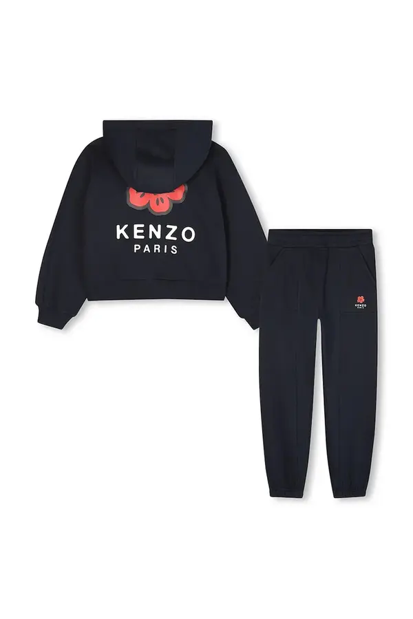 Kenzo kids Otroška bombažna trenirka Kenzo Kids