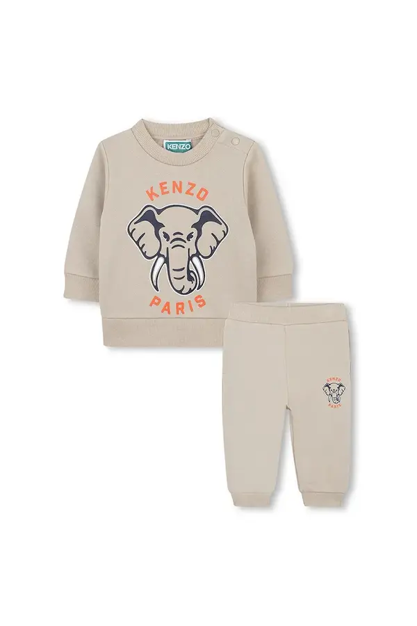 Kenzo kids Otroška bombažna trenirka Kenzo Kids