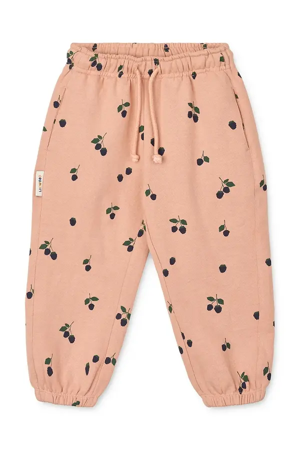 Liewood Otroška bombažna trenirka Liewood Arlo Printed Sweatpants