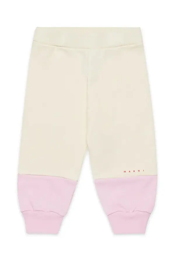 Marni Otroška bombažna trenirka Marni MP174B TROUSERS