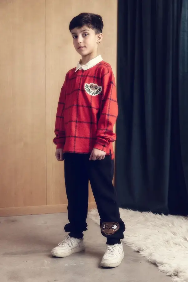 Mini Rodini Otroška bombažna trenirka Mini Rodini E.T.