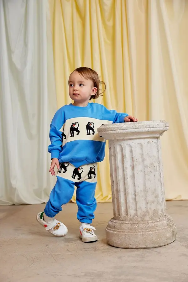 Mini Rodini Otroška bombažna trenirka Mini Rodini Panther