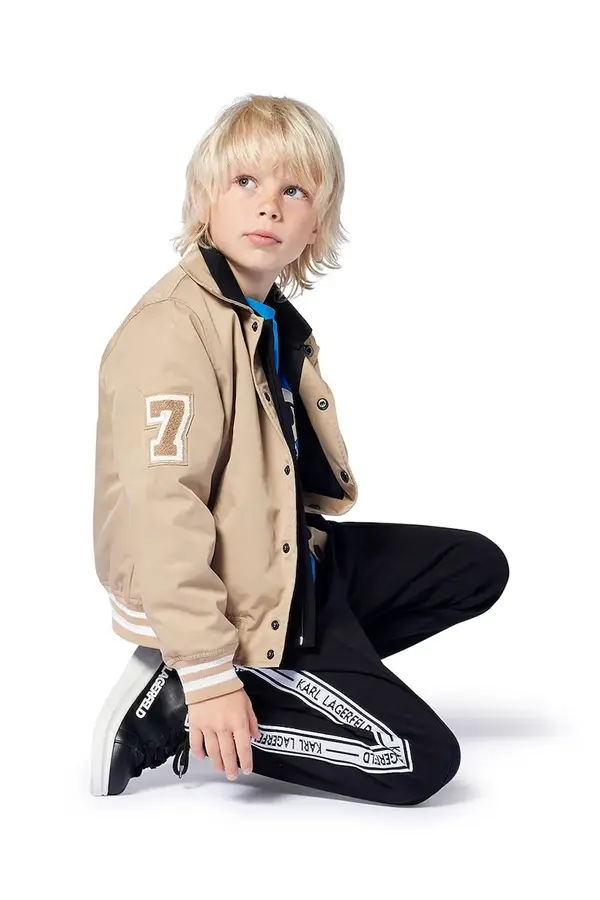 Karl Lagerfeld Otroška bomber jakna Karl Lagerfeld